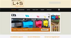 Desktop Screenshot of ls-digitaldruck.com